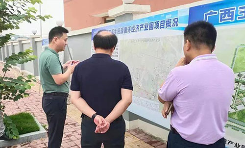 金凯地总经理庞仲达带领团队前往广西玉林市玉州区考察