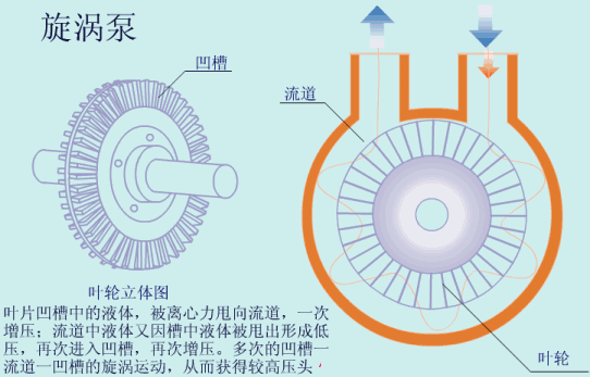 旋涡泵工作原理图